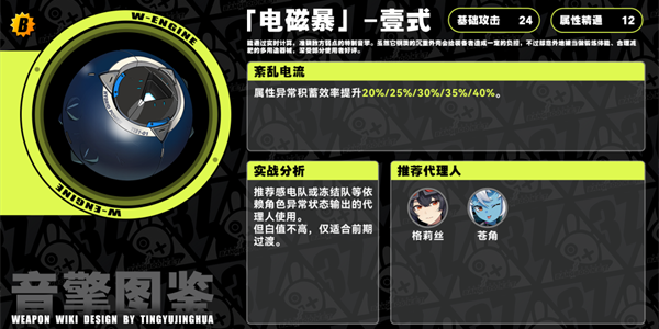 绝区零电磁暴壹式音擎介绍