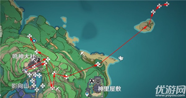 原神鬼兜虫采集路线 荒泷一斗突破材料鬼兜虫速刷攻略