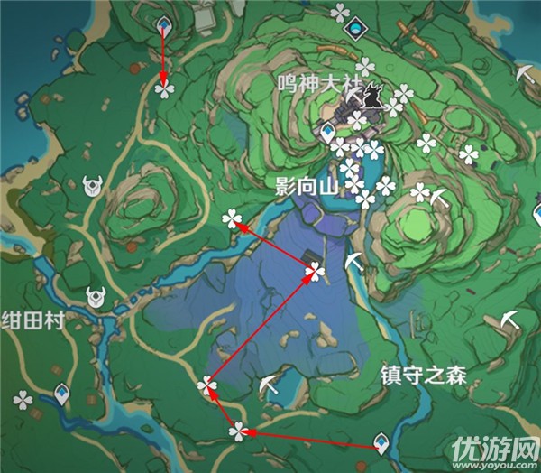 原神鬼兜虫采集路线 荒泷一斗突破材料鬼兜虫速刷攻略