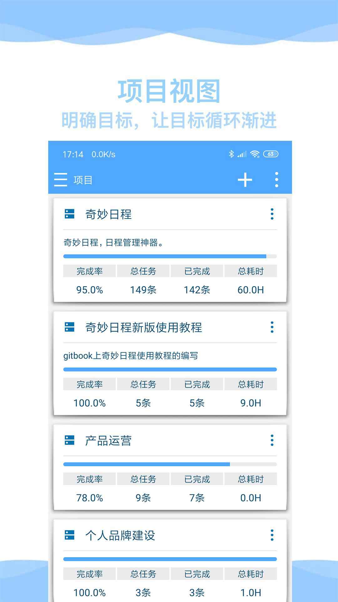 奇妙的时间表应用程序